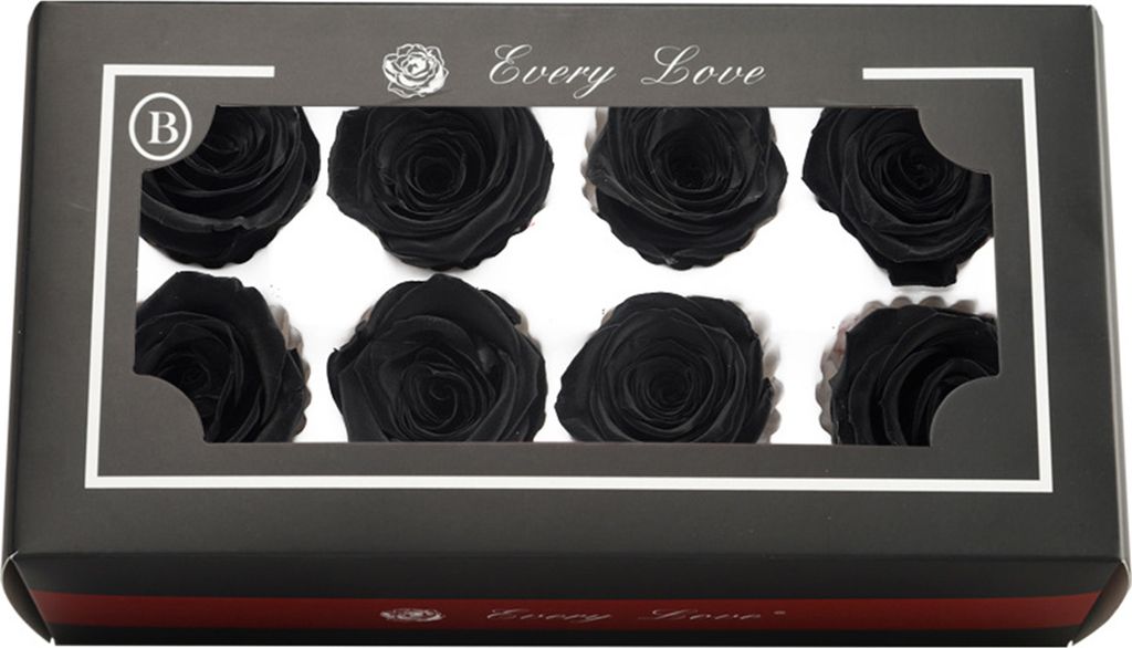 8 Stück ewige Rosenblüten, leuchtende Farben, natürlich aussehende ewige Blüte, handgefertigt, konservierte Blumenrose, Ornament