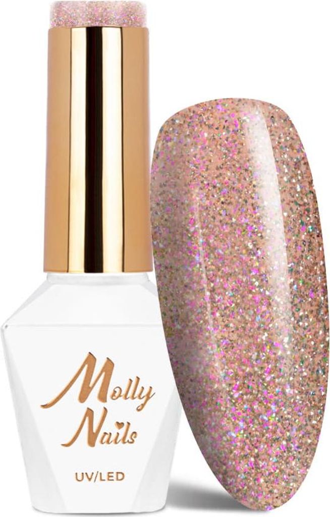 Molly Nails Shocking Shine Sympathy HEMA/Di-HEMA-freier Hybrid-Nagellack, 8 g, Nr. 686