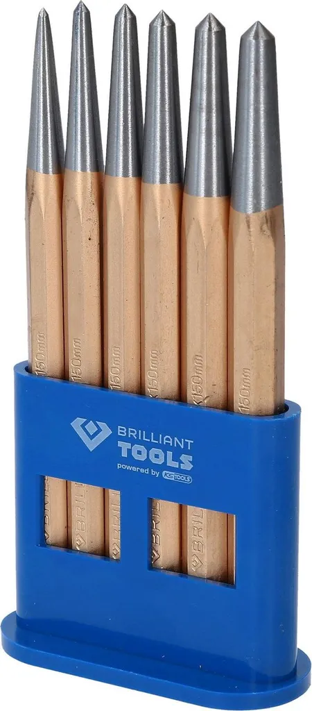 Offerta Set Punzoni Brilliant Tools BT085080 | 6 Pz in Acciaio KS Tools
