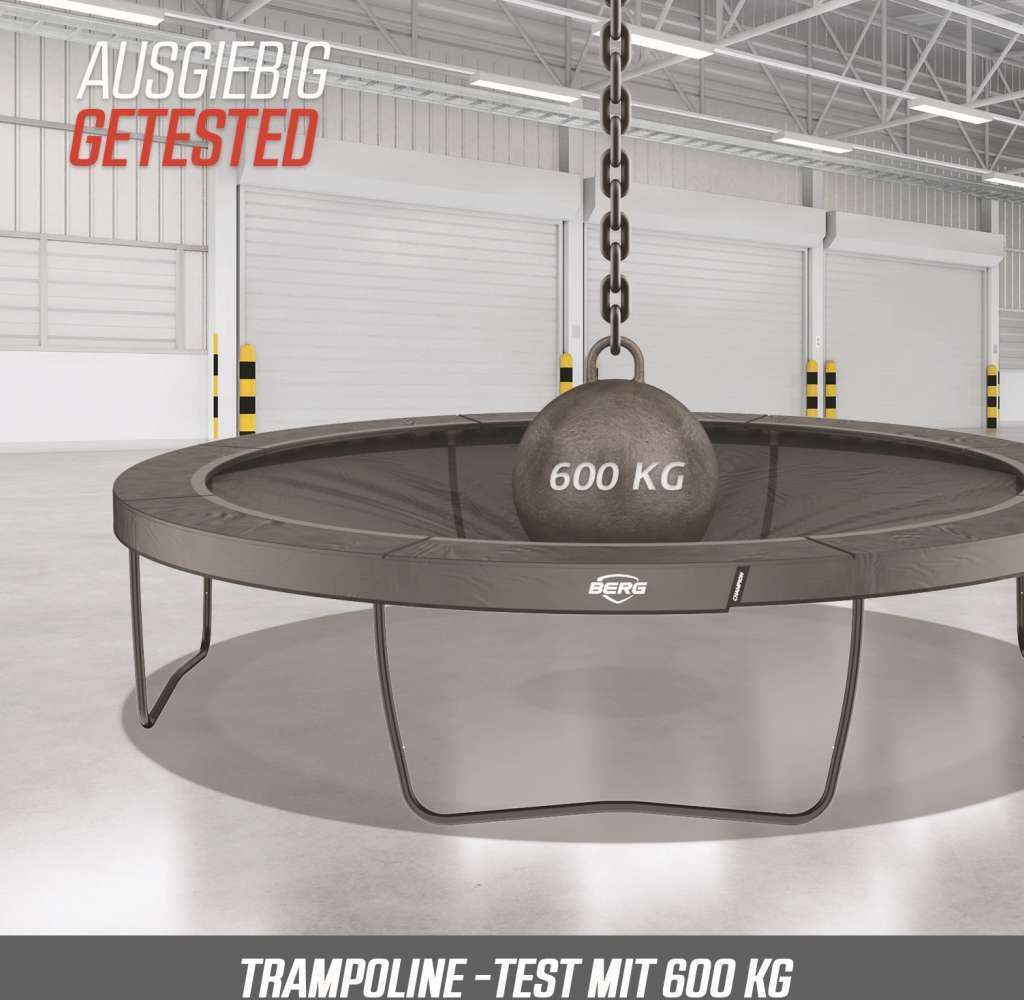 BERG Trampolin Oval Grand Champion Regular 520 Grey / grau Produktbild 17