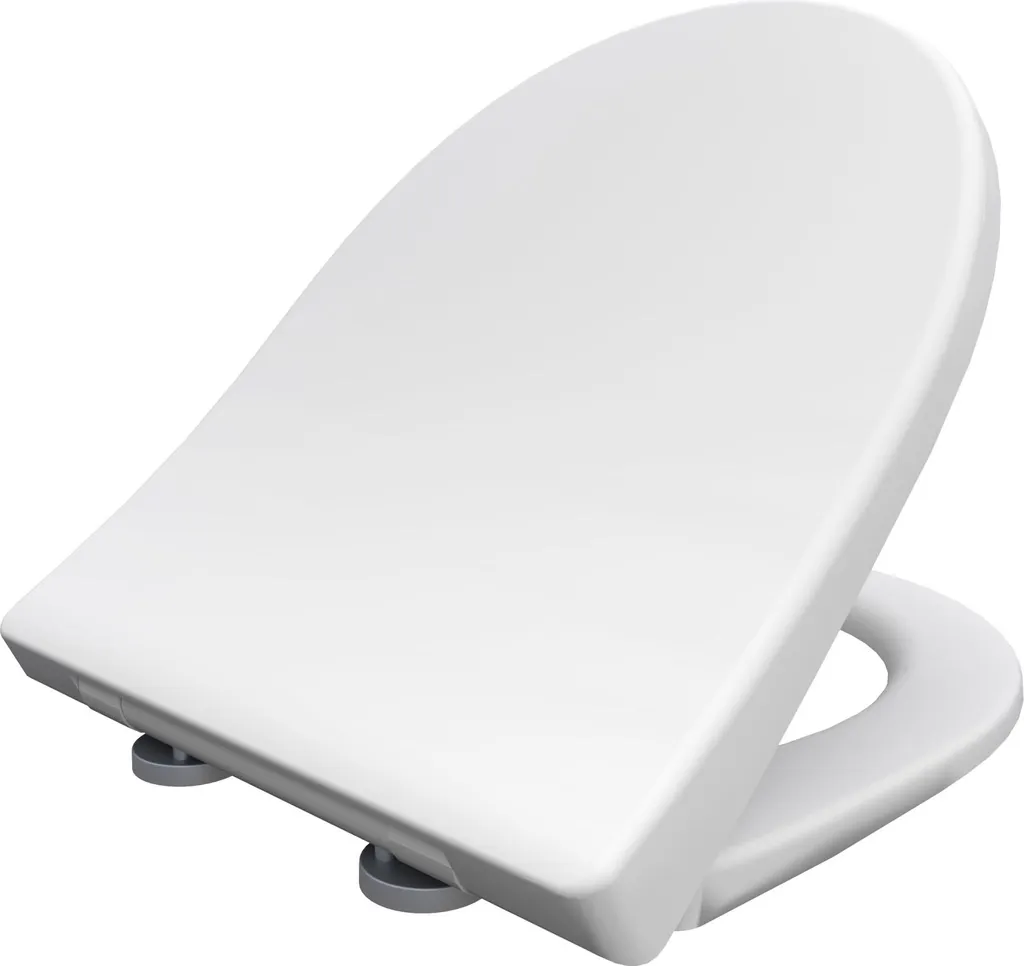 Sedile WC D-Shape Bemis Bianco Tranquillo - Click & Clean e Soft Close