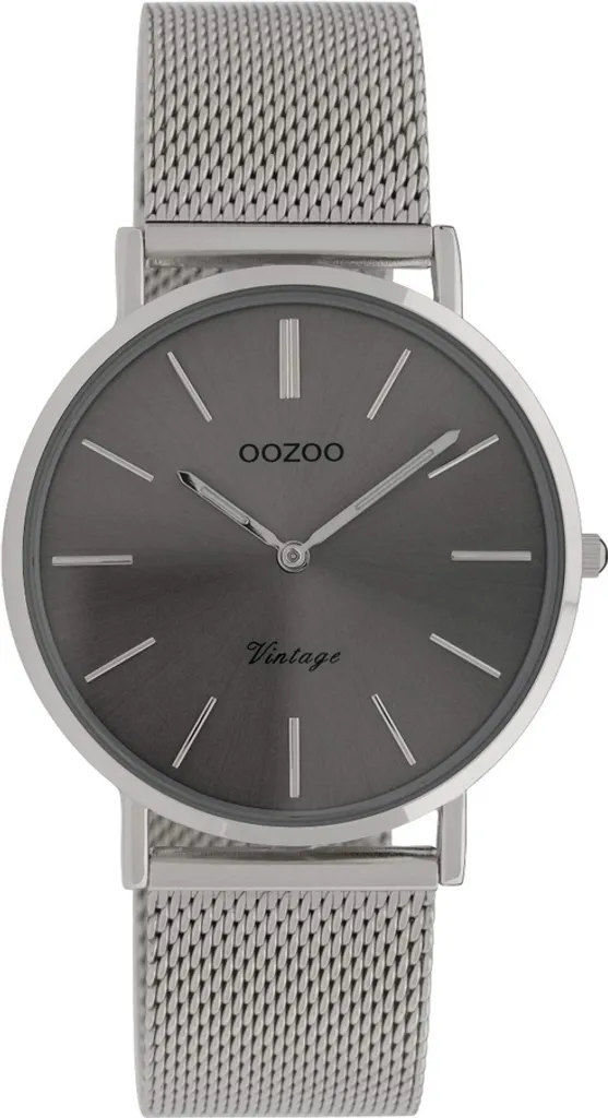 Orologio Donna Oozoo C9938A Silver Vintage | Trendy Acciaio Inossidabile