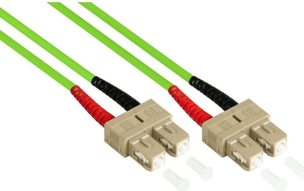 LWL Patchkabel OM5 Duplex SC/SC, Multimode 3m, LSZH