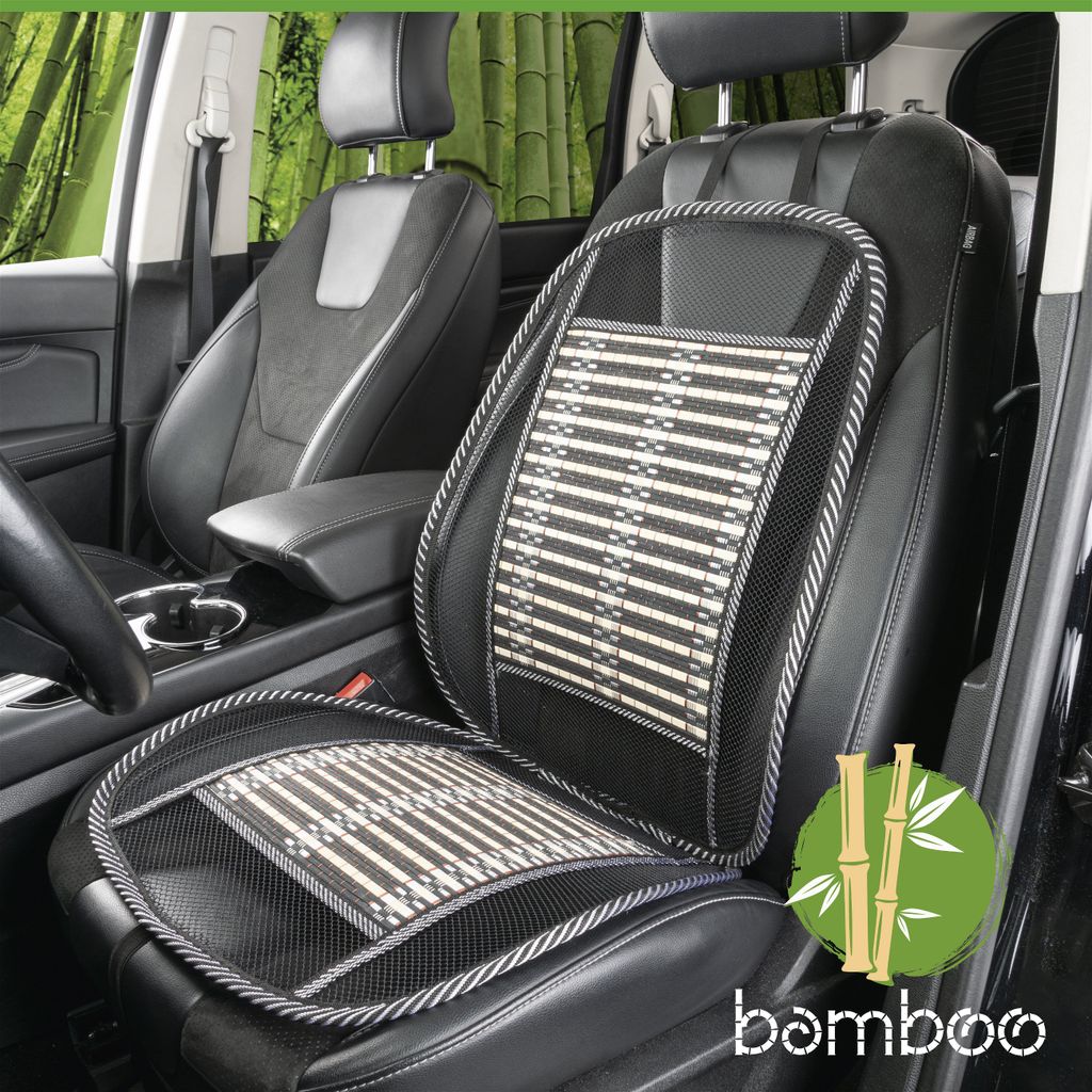 CarComfort atmungsaktive Bambus-Sitzauflage,