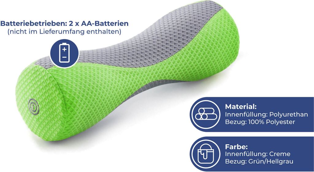 Faszienrolle mit Vibrationsmassage Mae : 10 cm x H: 37 cm