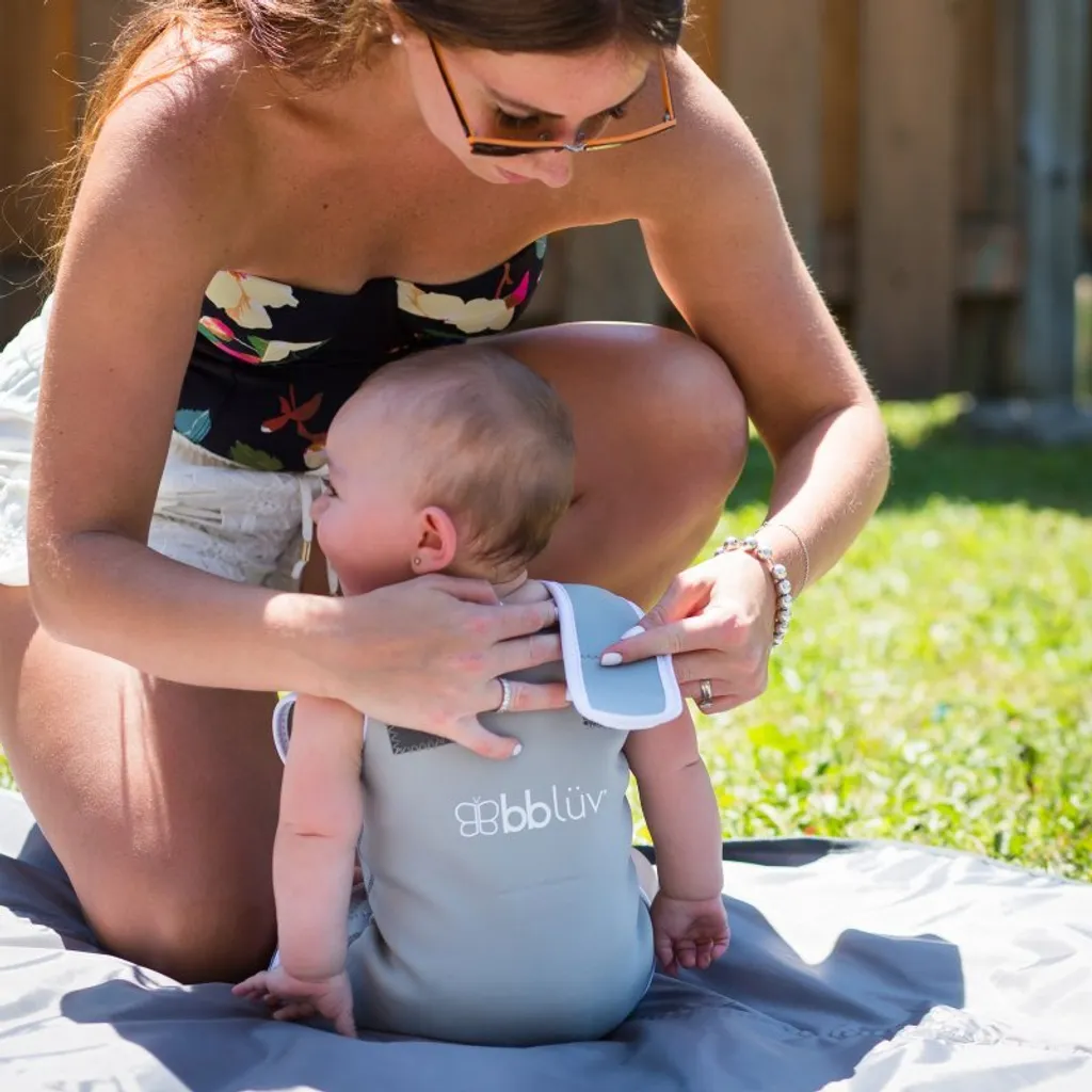 Housse de pluie bébé imperméable Grise taille S 0-6 mois haute densité