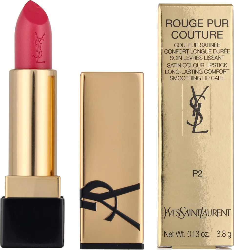 YSL Rouge Pur Couture P02 Rose No Taboo Rouge à Lèvres Satiné Intense