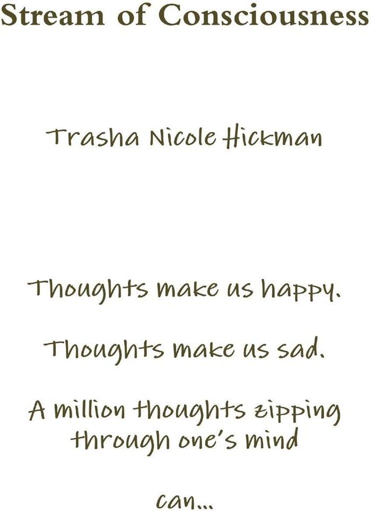 Stream of Consciousness
