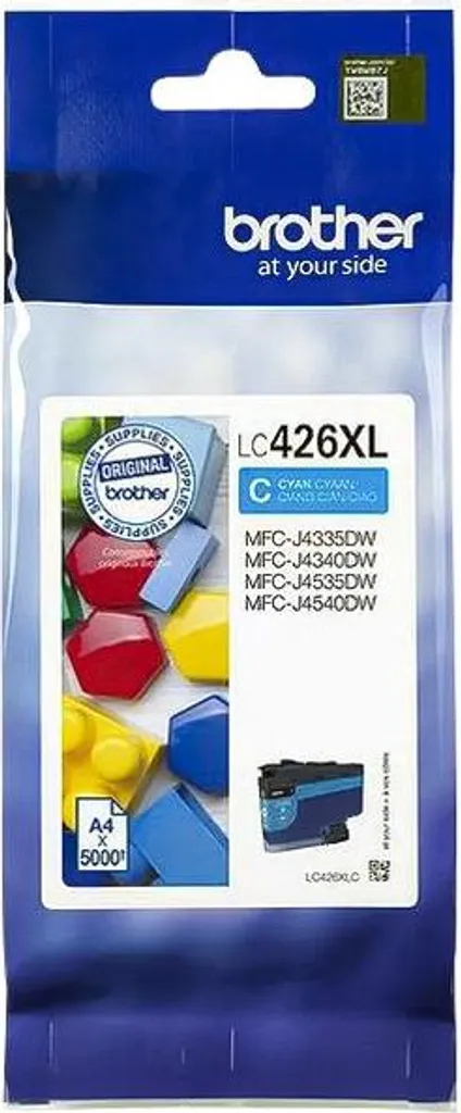 Cartouche d'encre Cyan Brother LC 426XLC idéale pour gros volumes d'impression