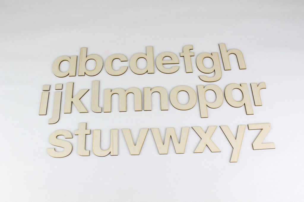 Lernspielzeug Kleinbuchstabensatz Höhe 7cm NEU
