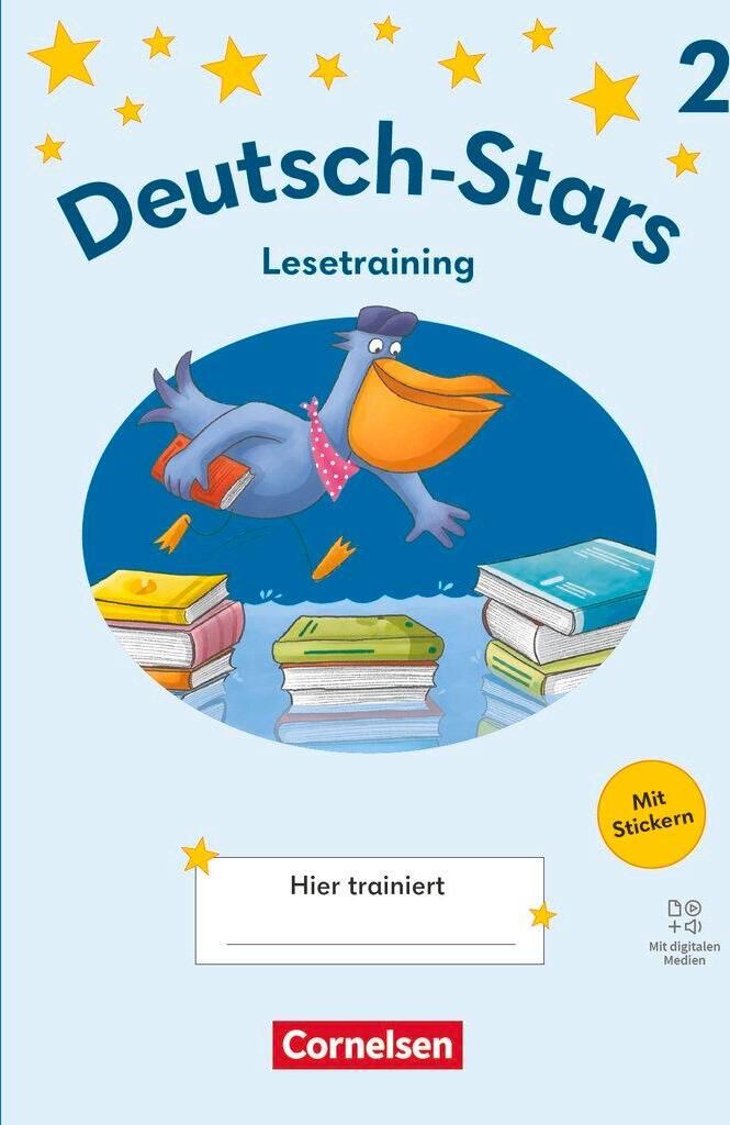 Deutsch-Stars 2. Schuljahr - Ausgabe 2025 - Lesetraining - Produktbild 