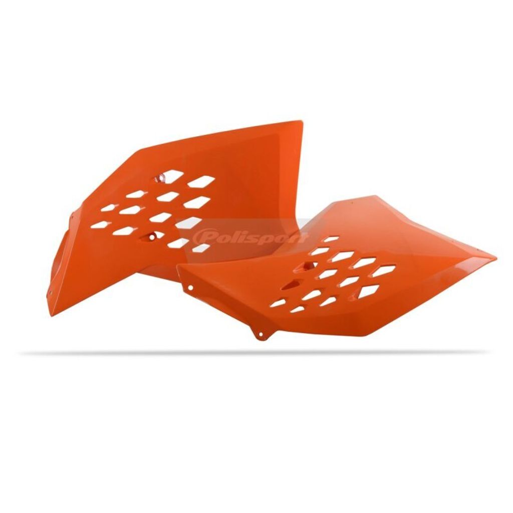 POLISPORT Kühlerspoiler seitlich passend für KTM SX EXC 07-10 Orange