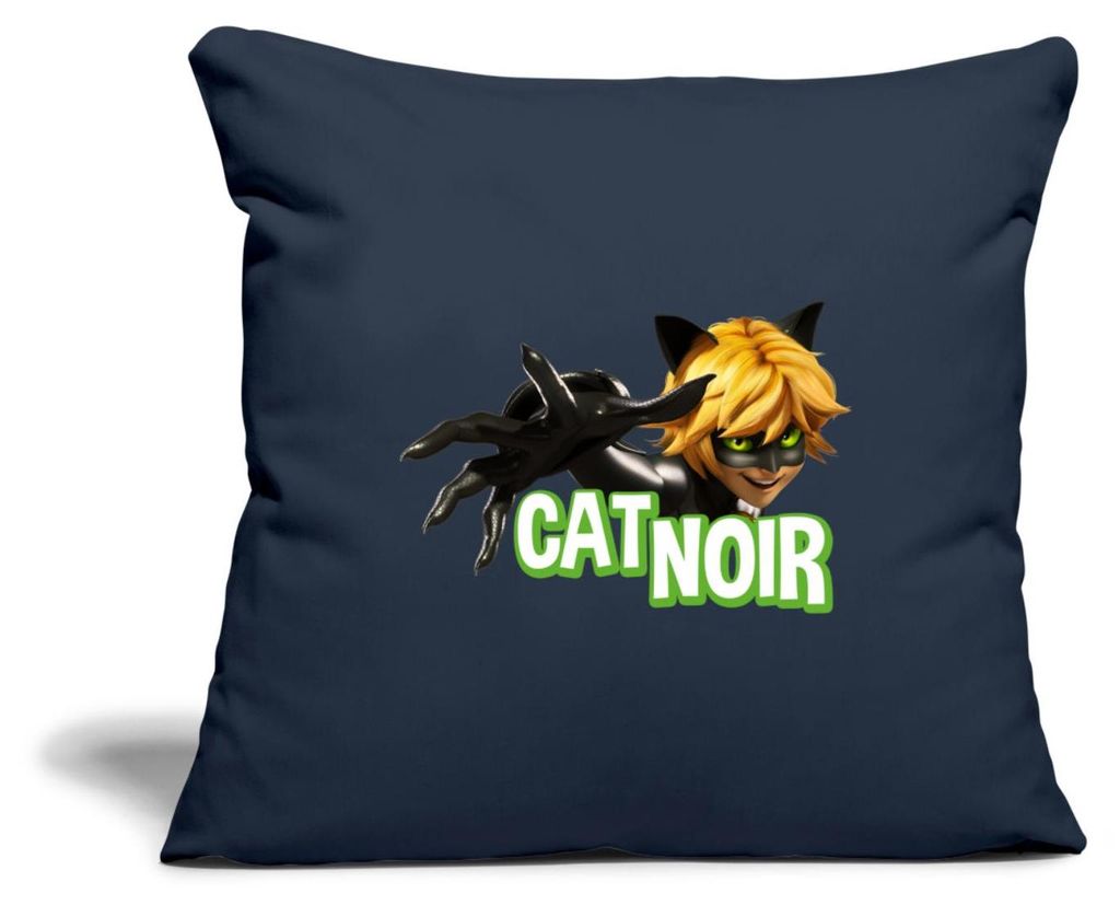 Spreadshirt Miraculous Cat Noir Adrien Kissenbezug 45x45 Produktbild 