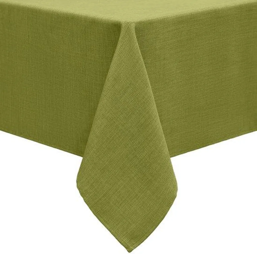 Chemin de table de fête vert 300 cm imperméable pour grande table familiale