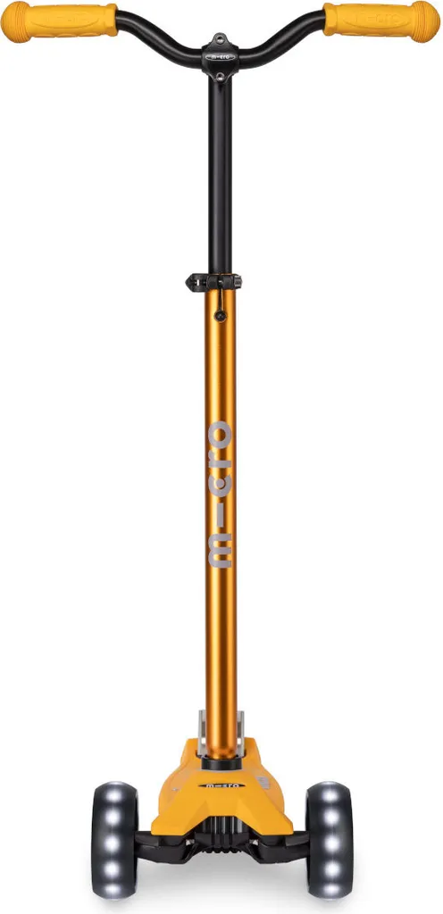 Maxi Micro Deluxe Pro LED Jaune : Stabilité Maximale et Roues Larges