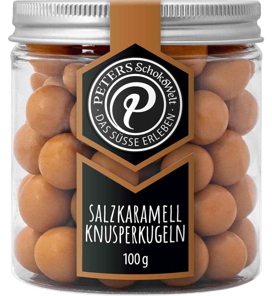 Peters Salzkaramell Knusperkugeln 100g Produktbild 