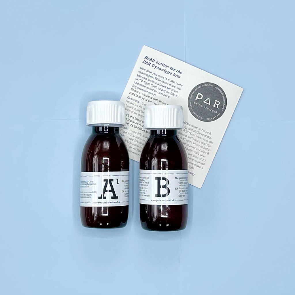 PAR Cyanotypie Nachfüllset kreatives Spielzeug 2x 100ml Blaupause