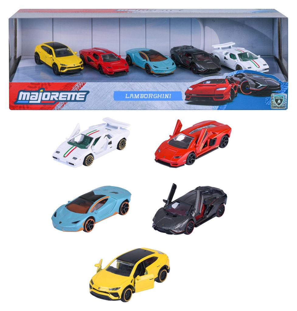 MAJORETTE - Coffret cadeau Majo Lamborghini 5 pièces - à Image du produit 