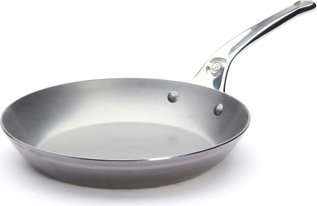 Padella De Buyer Ferro 24 cm | La Vera Lionese per Carne e Cottura Professionale
