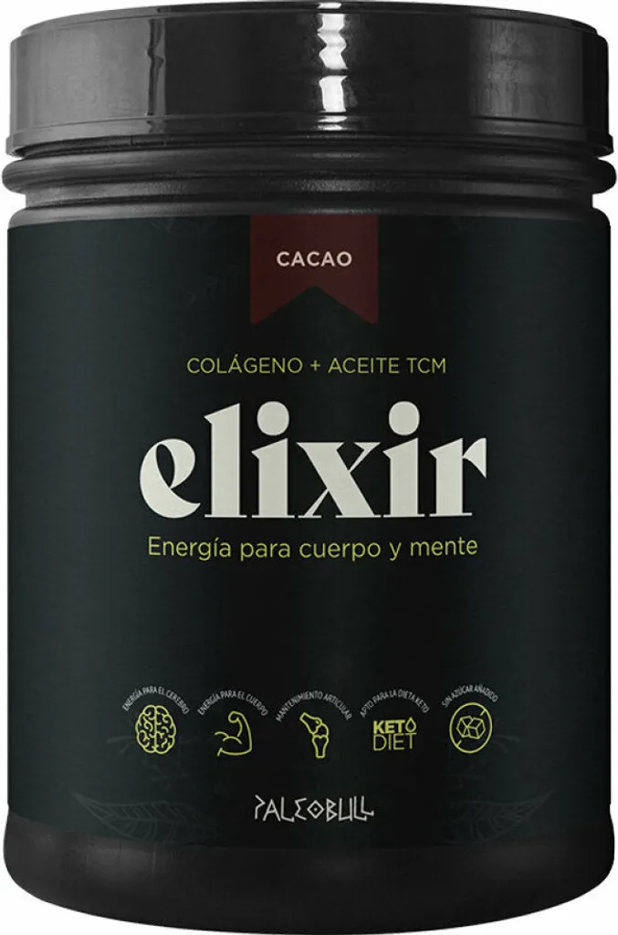 Collagène et Huile TCM en Poudre au Cacao 450 g - Complexe Nutritionnel