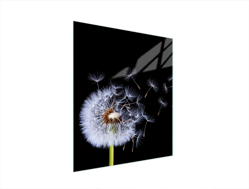 Tagliere Luxury in Vetro Fiore 45x52 - Base Foto per Food Blogger