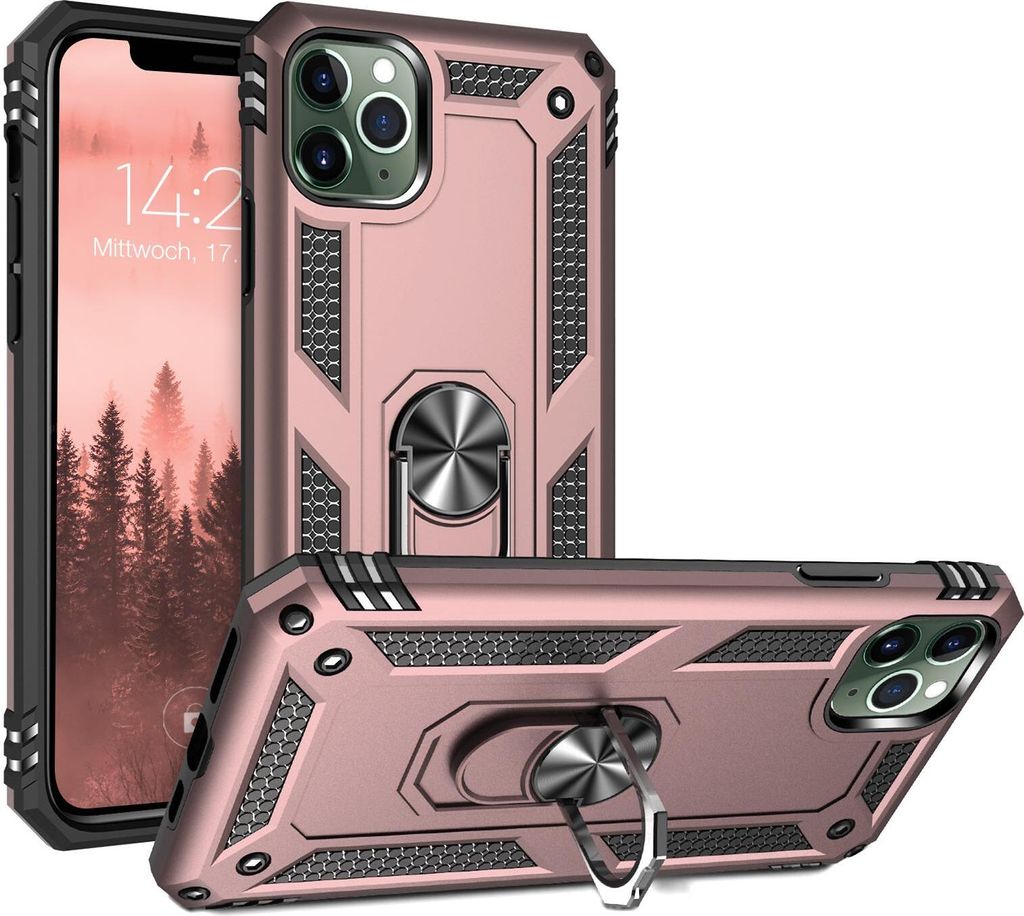 Armor Outdoor Handyhülle für Apple iPhone 11 Pro Max Handy Panzer Case Cover Schutzhülle Farbe: Rosegold
