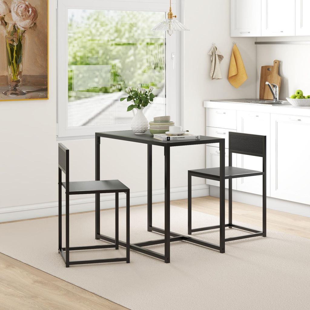 Bartisch-Set 3-teilig Industrial, Esstisch-Set mit 2 Produktbild 