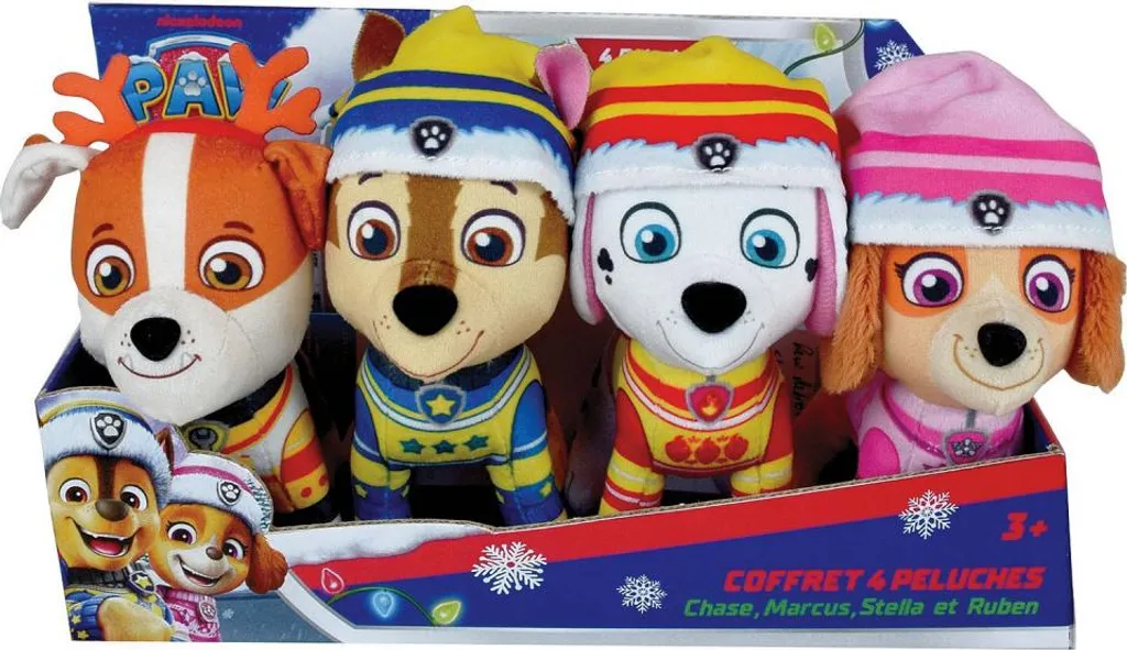 Peluches Pat' Patrouille Jemini 12cm : Le Pack de 4 pour ne plus Choisir