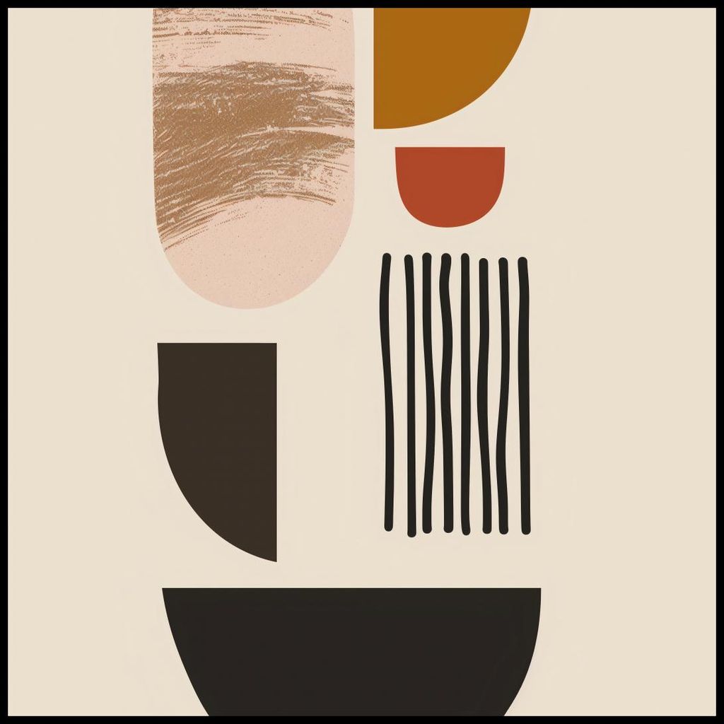 Plakat 90x90cm Textur und Pastell