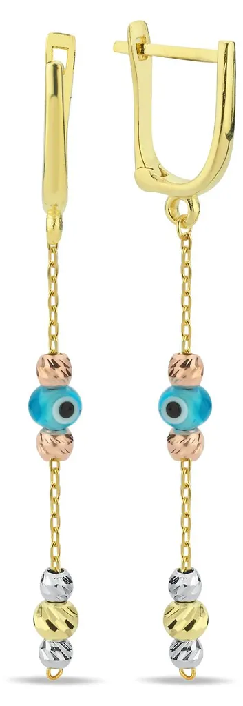 Boucles Dorika argent 925 plaqué or : confort et éclat sans allergie