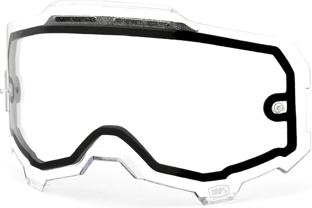Anti-Buée Écran 100% Amega Vented Dual Panel Clear - Vision Sans Buée