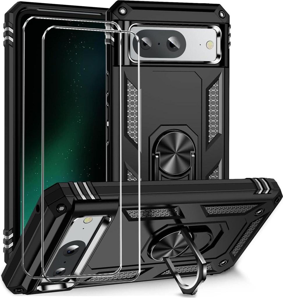 zestaw ochronny 2w1 dla Google Pixel 8a składa się z 2x Zdjęcie produktu 1