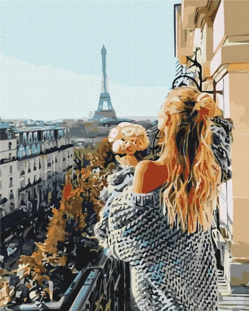 Réussir sa déco avec la peinture par numéros Mademoiselle à Paris