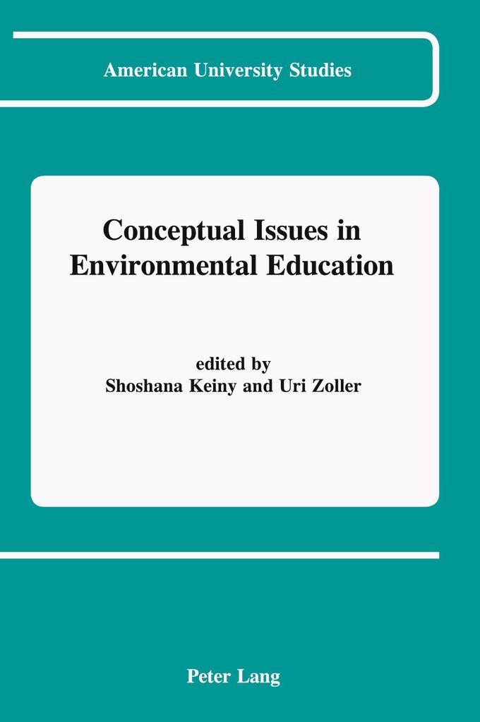 Conceptual Issues in Environmental Education