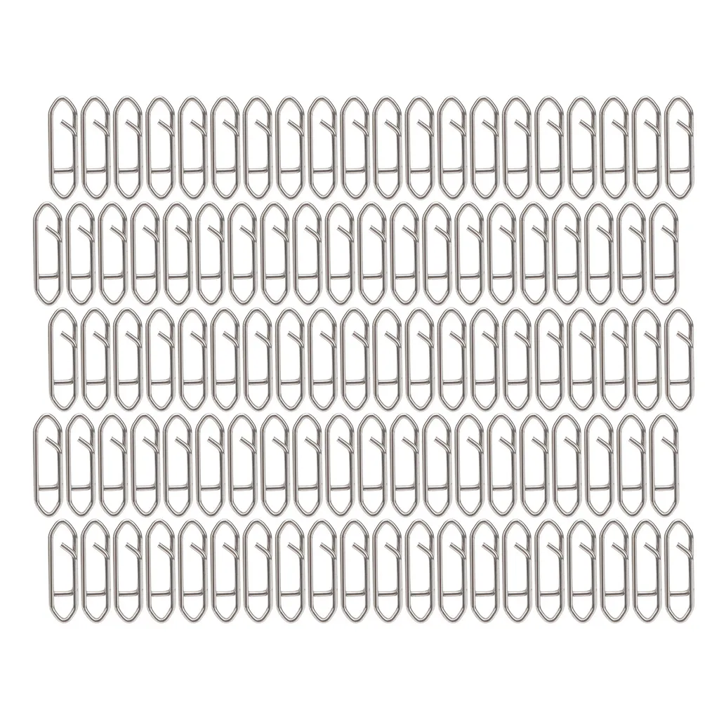 Connettore Clip Pesca Professionale | Acciaio Inox Quick Change 50pz