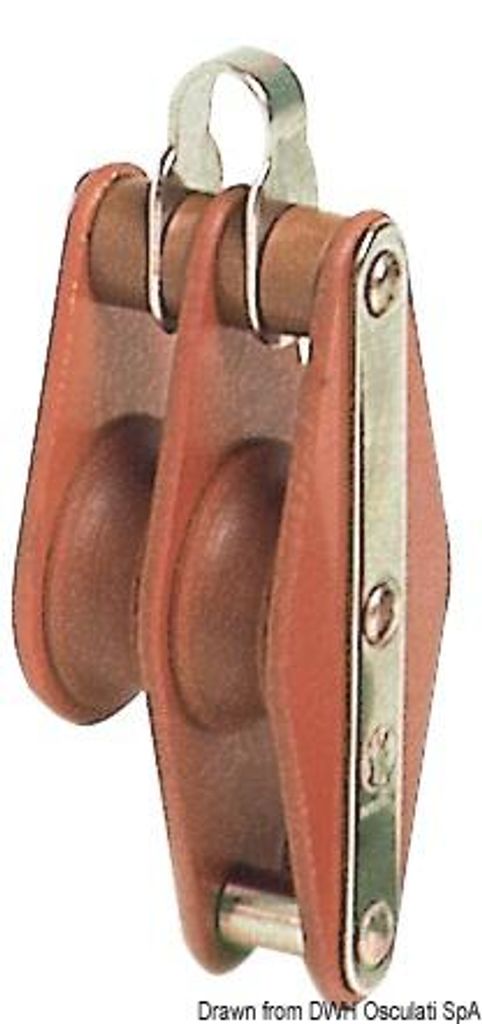 HYE Tufnol Doppellbock 10x35mm TBH , 1 Stück