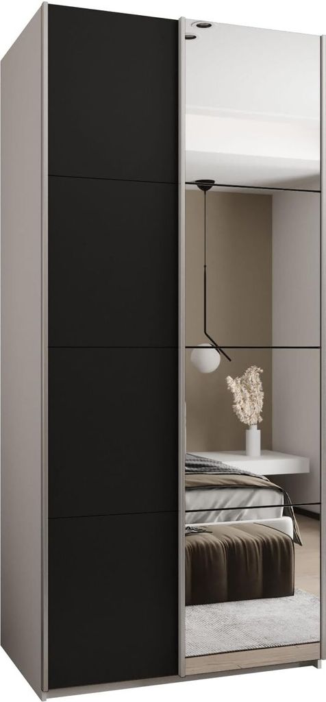MEBLE KRYSPOL LUX 3 Schrank - 245,5x120x64cm - Weiß, Produktbild 