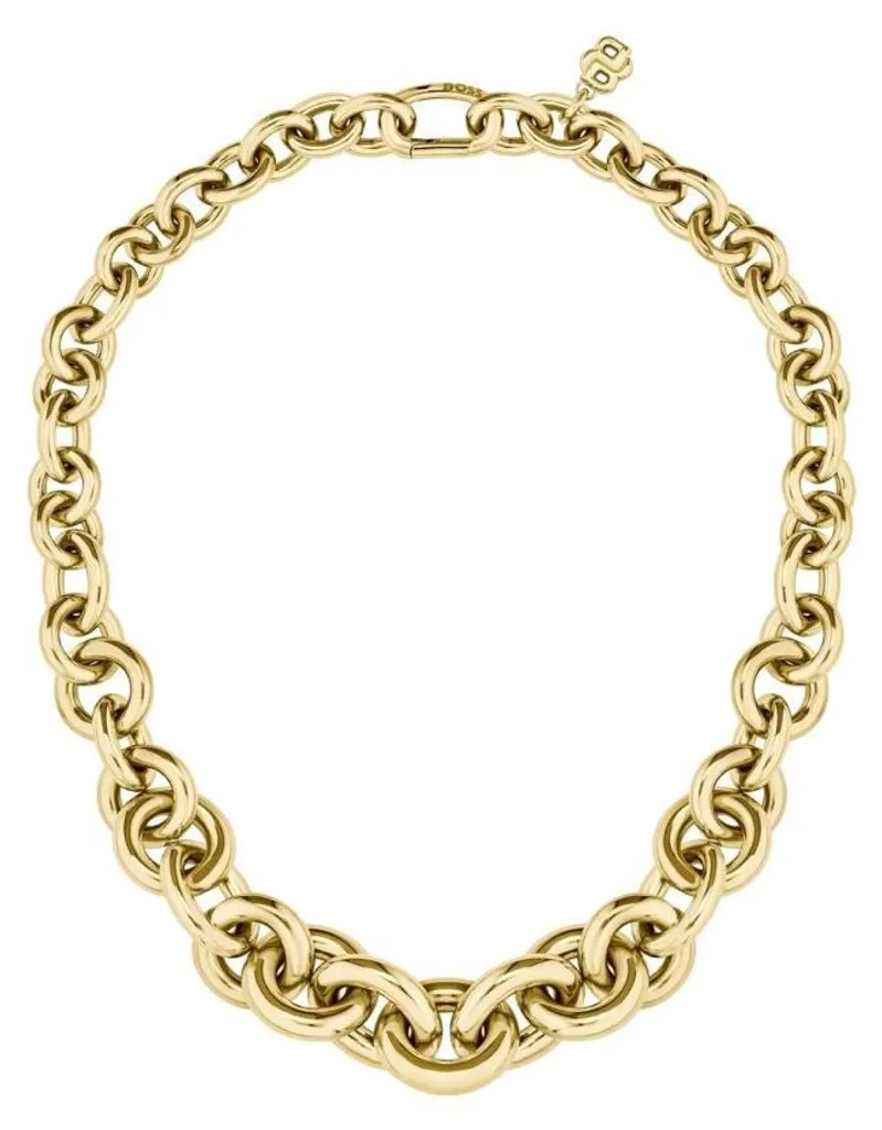 Collier massif Live Statement plaqué or brillant et durable 1580734