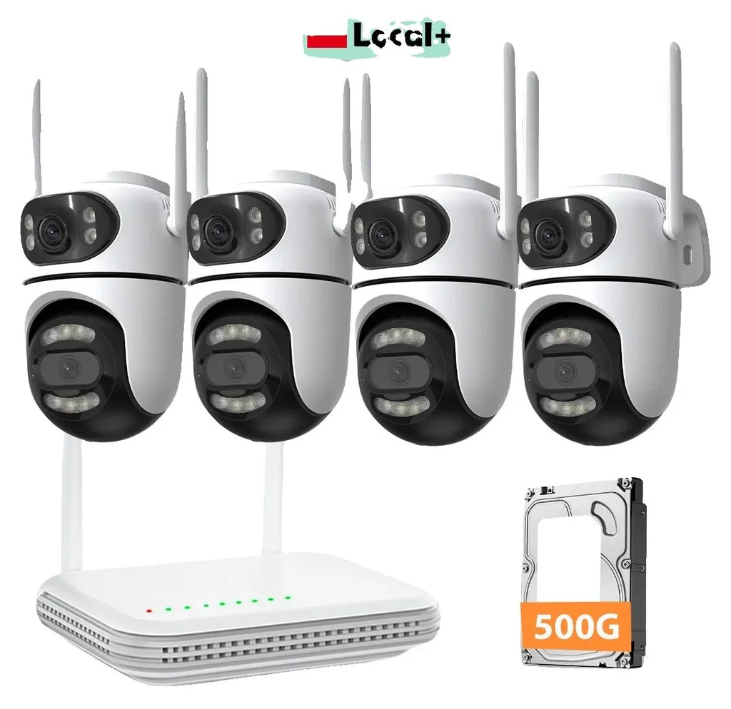 Évitez les cambriolages avec ce kit caméra IP 4MP NVR 8CH complet UE