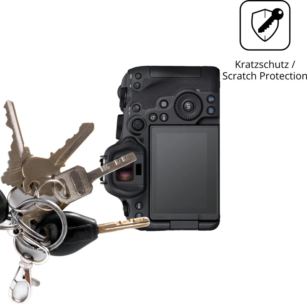 dipos I 6X Pellicola Protettiva Compatibile con Canon EOS