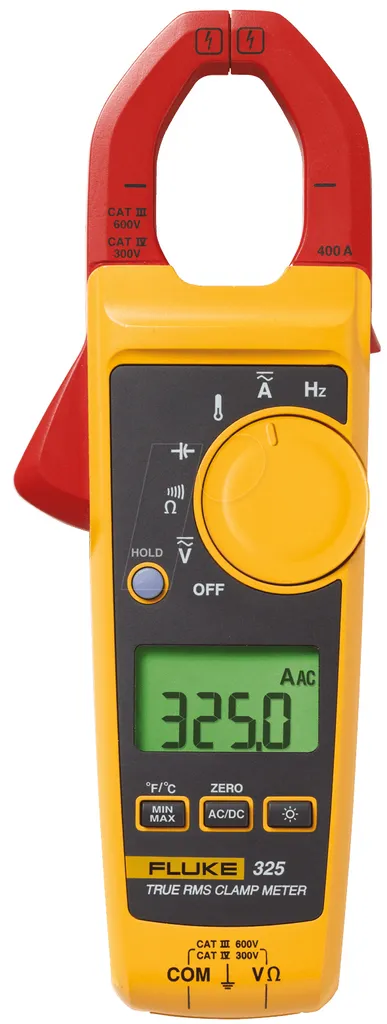 Pince ampèremétrique Fluke 325 TRMS avec mesure de courant AC/DC et T°