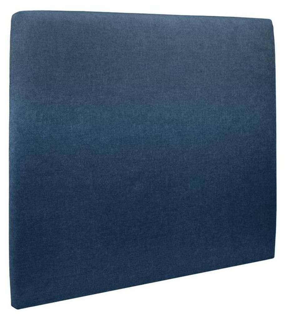 Kopfteil gepolstertes – ozeanblauer Stoff - 160 cm