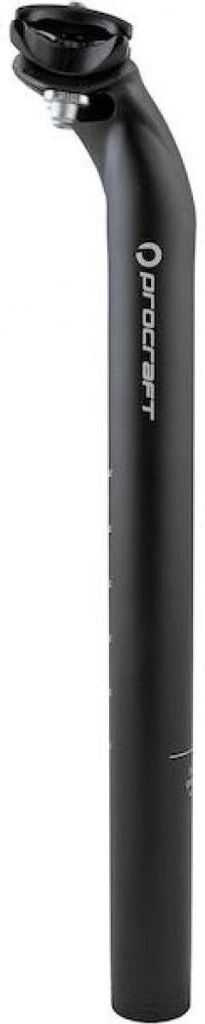 Procraft Sattelstütze Classic 2-Bolt Ø 27,2 x 350 mm Schwarz - robuste, moder...
