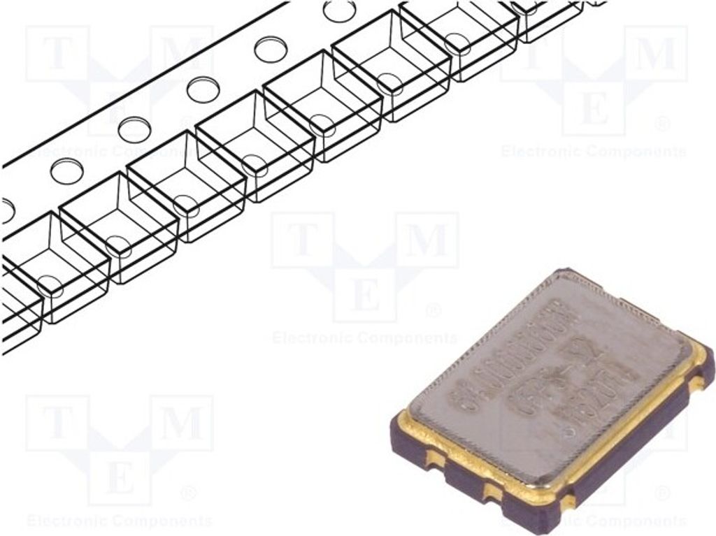 1x Generator: Quarz -40÷85°C 50ppm SMD 50MHz 2,5V 7,2x5,2x1,4mm LFSPXO009615CUTT