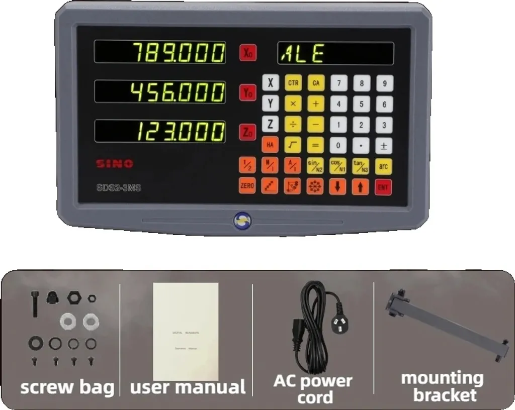 Fiabilisez vos usinages avec ce kit DRO 3 axes SDS2-3MS haute performance