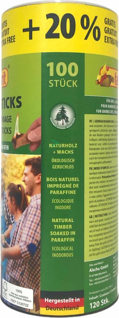Favorit Anzündestiks naturalne drewno; praktyczne Zdjęcie produktu 8