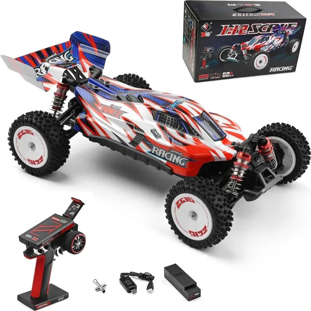 Buggy RC Tout-Terrain 4x4 1/12 - Voiture Télécommandée Rapide 60 km/h - 2
