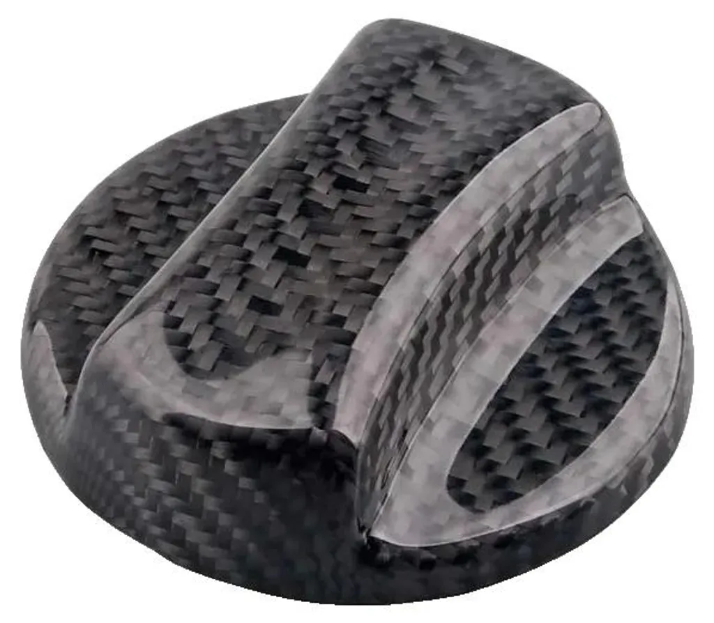 Couvercle de réservoir en fibre de carbone véritable pour moto sportive
