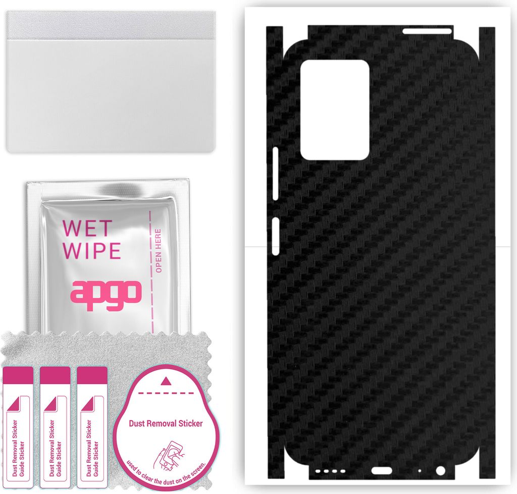apgo Rückseite + Seiten Schutzfolie, Skin, kompatibel mit Vivo Y75 5G (2022), Hinten Displayschutzfolie aus Vinylfolie, kratzfest, einfache Montag...