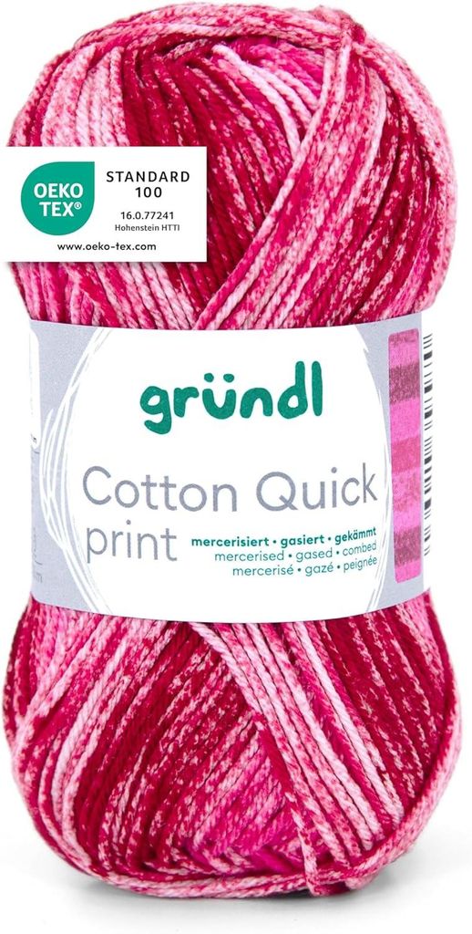 Gründl Baumwolle quick print,50g/125m,100% Produktbild 